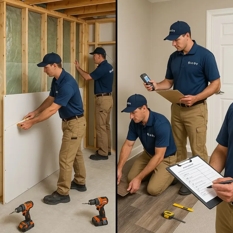 Repairs and Reconstruction process in Ore City, TX