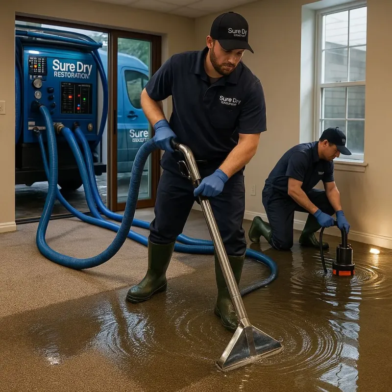 Water Extraction and Removal process in Ore City, TX